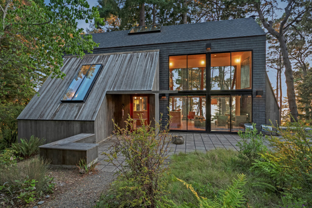 This two-bedroom, two-bathroom Sea Ranch home on a wooded lot that overlooks the ocean is listed for $1,850,000.(Jim Nevill Productions)