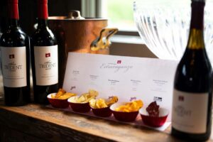 Silver Trident Winery potato chip pairing