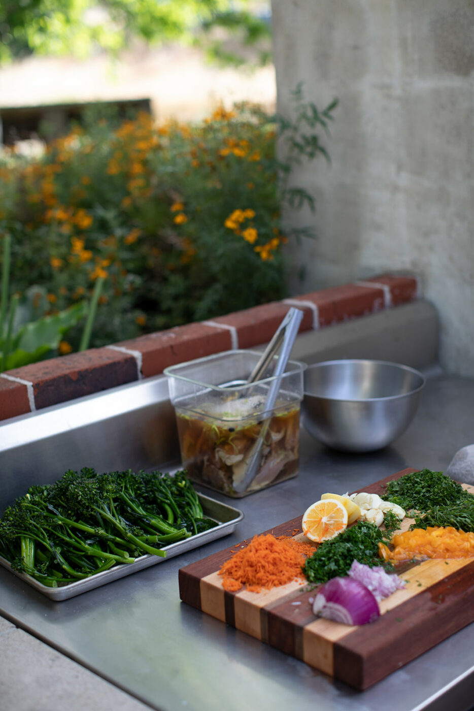 Cloverdale chef Josh Chandler kitchen garden