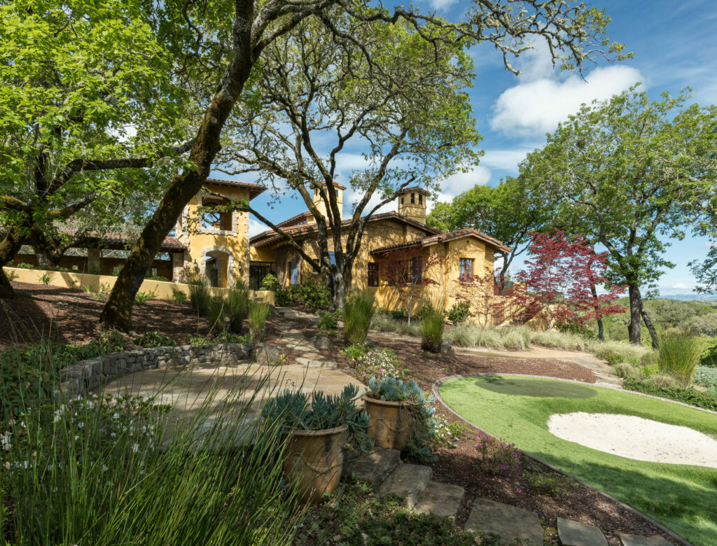 This Mediterranean-style Santa Rosa home, with seven bedrooms and eight-and-a-half bathrooms, is currently listed for $6,500,000. (Adam Potts)