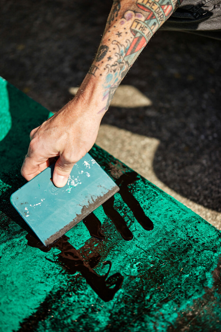 Petaluma artist Aaron Webb. (Kim Carroll/for Sonoma Magazine)