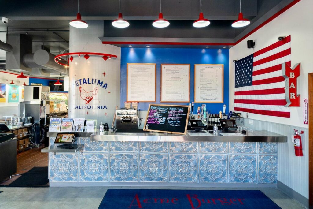 Petaluma's second Acme Burger location has opened and there's a surprise menu item only available at the Sonoma Mountain Parkway location — pizza! (Courtesy of Acme Burger)