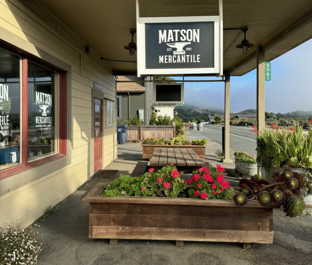 Matson Mercantile in Elk, Mendocino