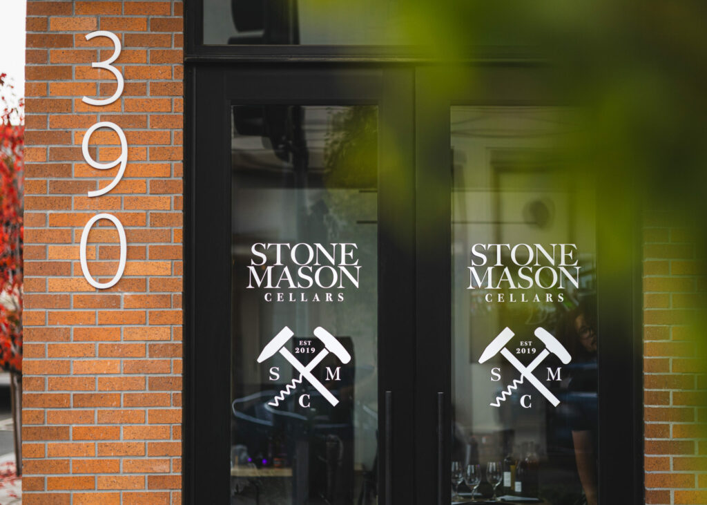 The Stonemason Cellars brick building is tucked on the corner of Davis and Fifth streets a few blocks from Santa Rosa’s Historic Railroad Square. (Courtesy of Stonemason Cellars)