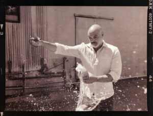 Chris Christensen of Bodkin Wines. Photo developed in the 2022 Bodkin Light Skinned Zinfandel. (James Joiner/Sonoma Magazine)