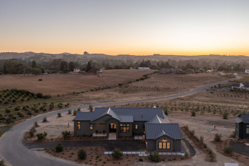 When finished, the Live Oak Farm development will be a neighborhood of 14 homes alongside the community farm. Home prices start at $3,600,00. (Darren Loveland)
