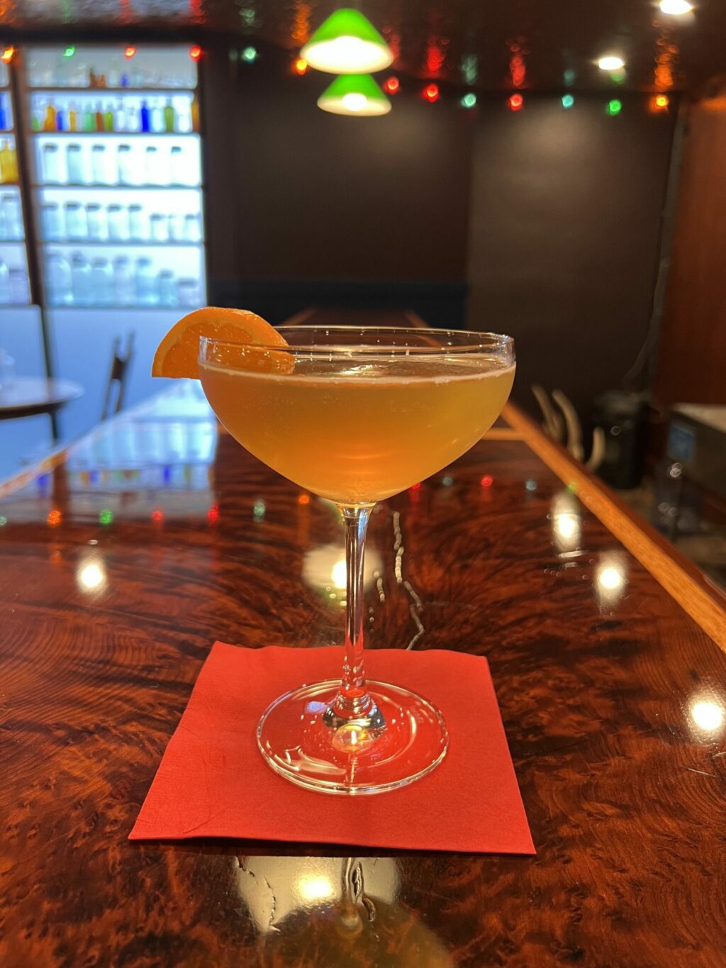 Harvest Moon cocktail by Elk Fence Distillery in Santa Rosa.