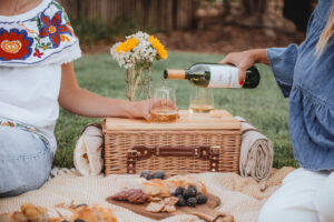 Outdoor wine tasting and picnic at Aesthete Winery & Farm in Healdsburg. (Aesthete Winery & Farm)