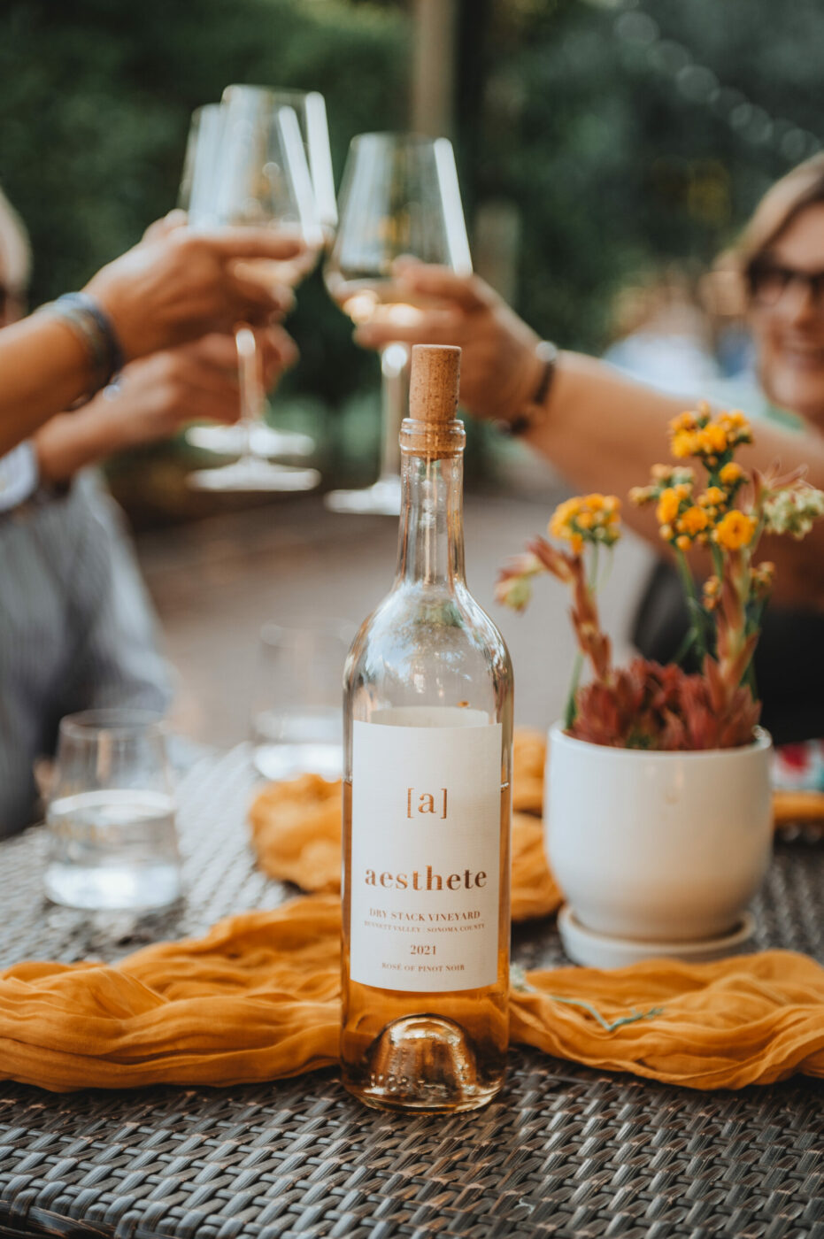 Wine tasting at Aesthete Winery & Farm in Healdsburg. (Courtesy of Aesthete Winery & Farm)