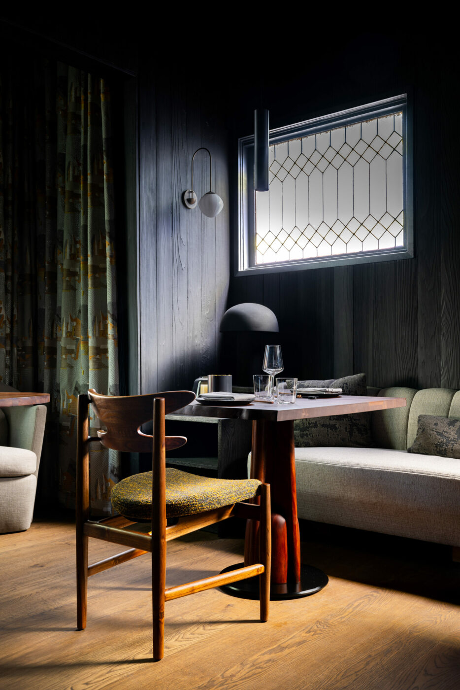 Interior at Enclos restaurant in Sonoma. (Adahlia Cole / Courtesy Enclos)