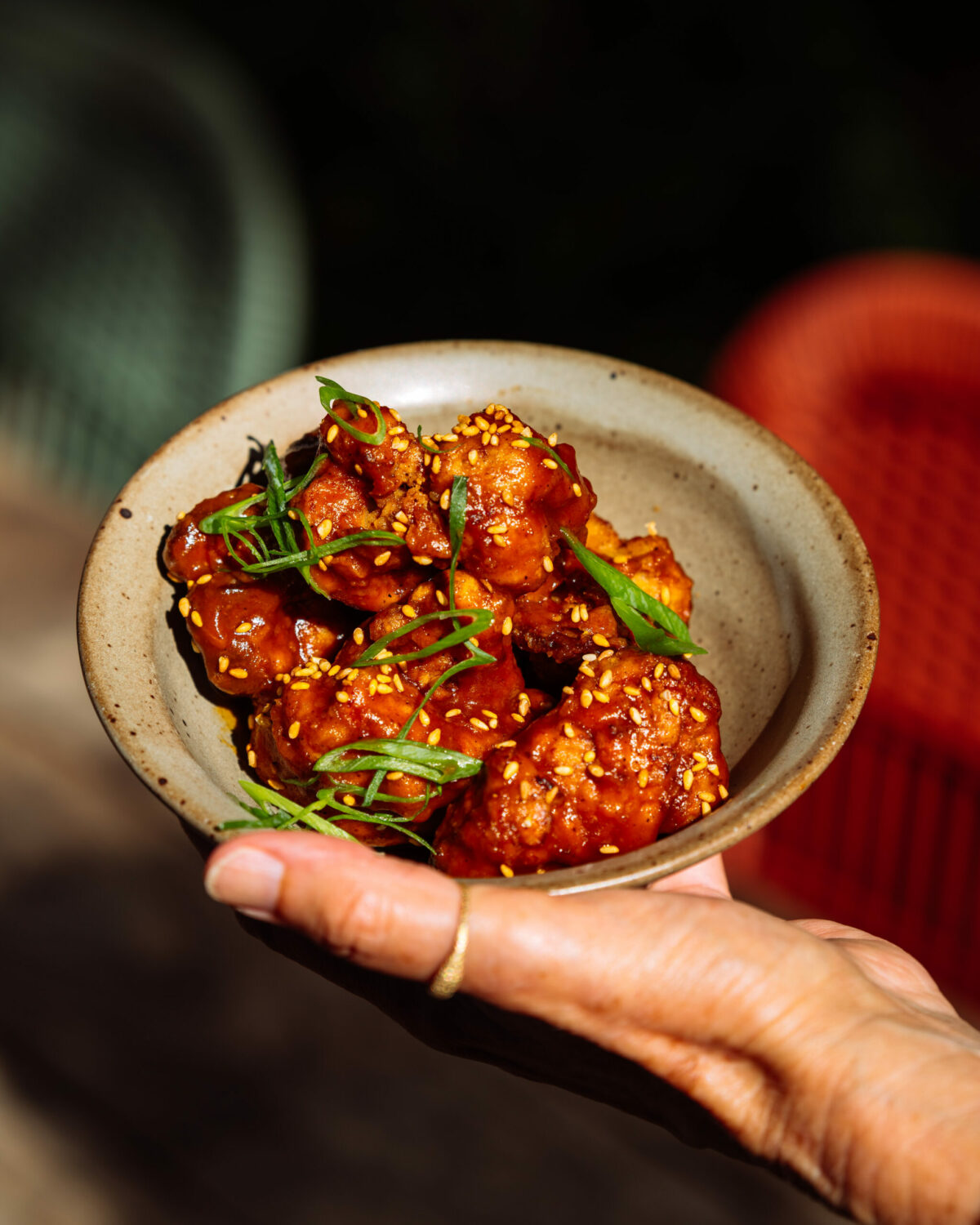 A dish made from lion's mane mushrooms at Little Saint in Healdsburg. (Emma K Creative/Courtesy Little Saint)