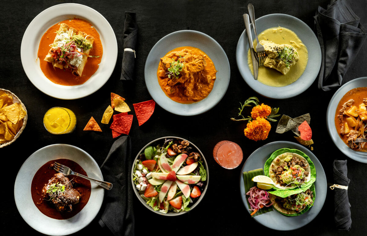 Traditional moles and regional Mexican cuisine from El Milagro Healdsburg, a block west of the square Friday, Nov. 1, 2024, in downtown Healdsburg. (John Burgess / The Press Democrat)