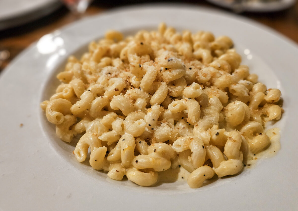 Mac and cheese at Kin Restaurant in Windsor. (Heather Irwin/The Press Democrat)