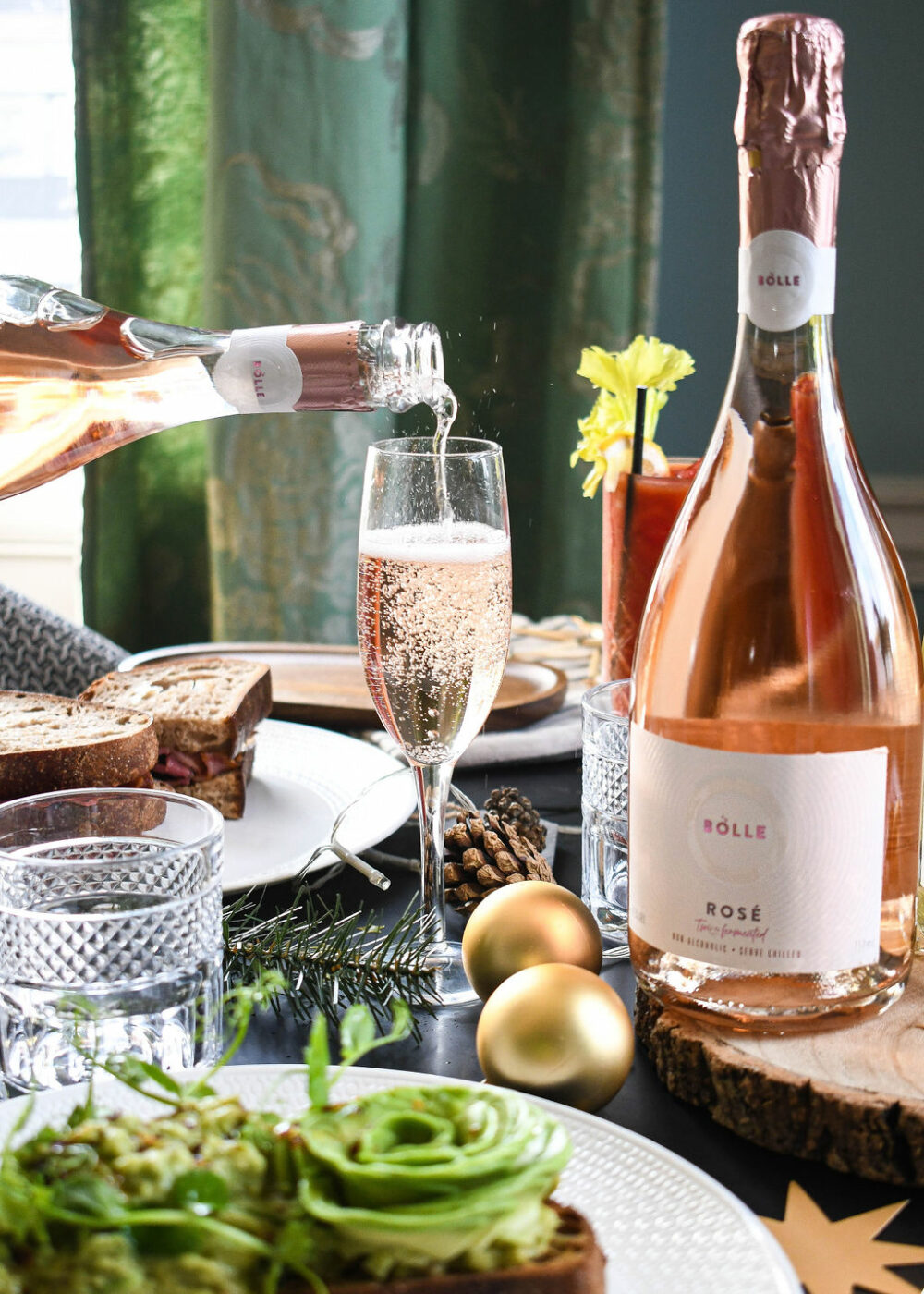 The pleasingly dry sparkling Bolle Blanc de Blancs and Rosé are so sci-fi that the crafting technique is patent pending. Most simply, the wines are dealcoholized using a double column vacuum distillation technique, then given a second fermentation, like Champagne or Prosecco. (Courtesy of Bolle)