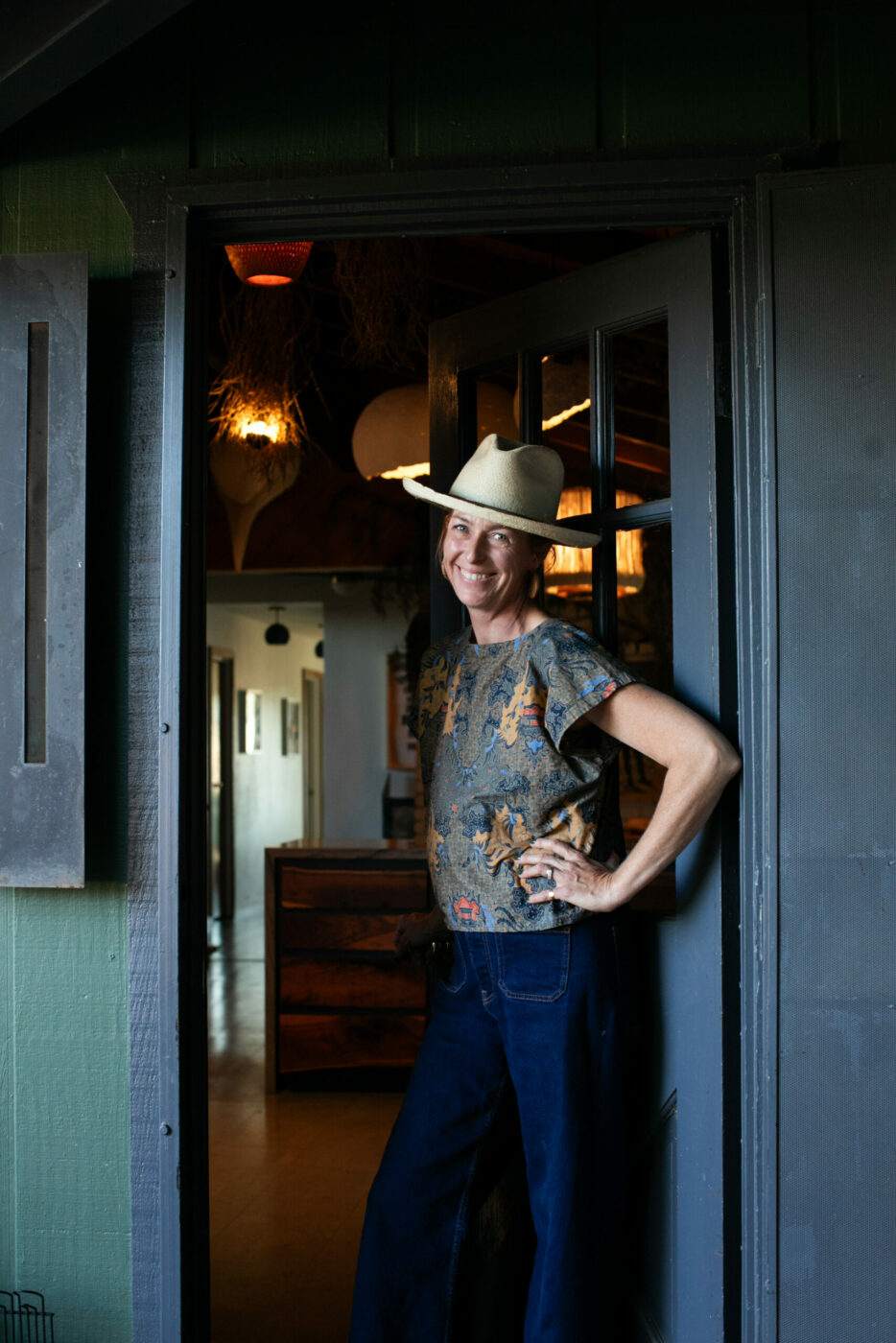 Morgania Moore and her husband, Brook Bannister, both have deep family ties to the rural Alexander Valley outside Healdsburg. (Eileen Roche / Sonoma Magazine)