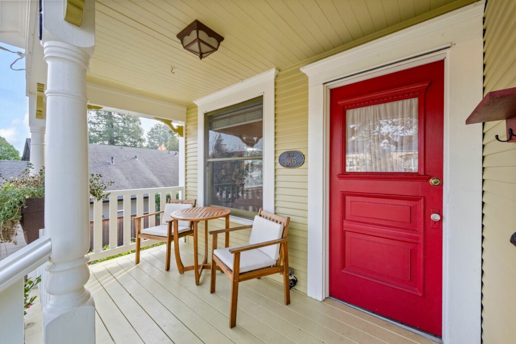 Front porch. (Jesse West / Aerial Photography)