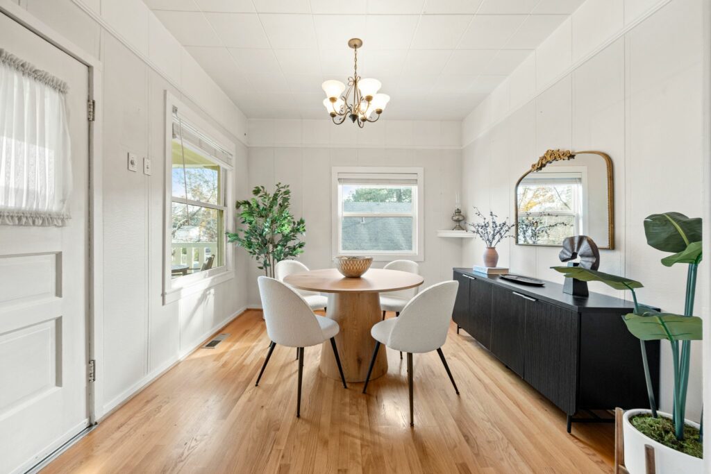 Dining room. (Jesse West / Aerial Photography)