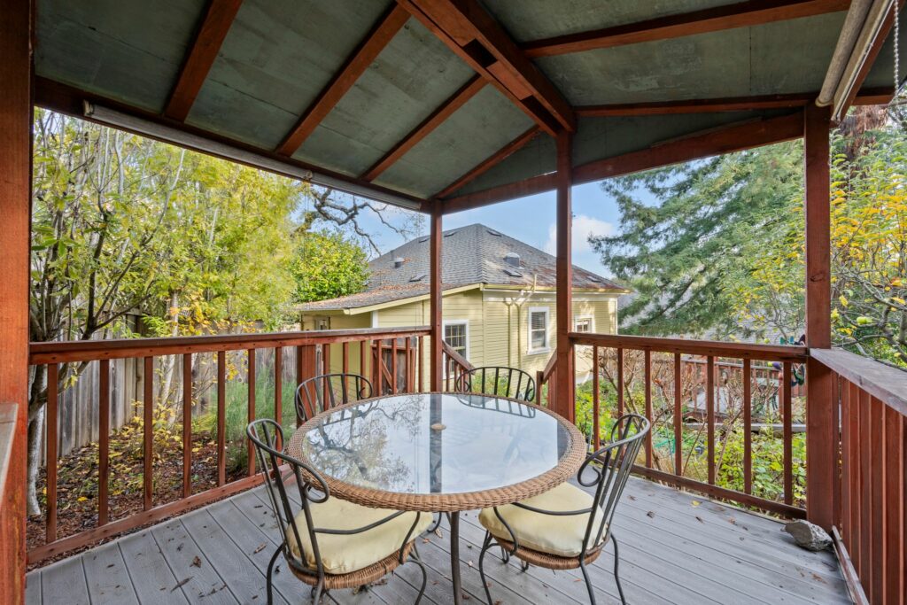 Covered patio. (Jesse West / Aerial Photography)