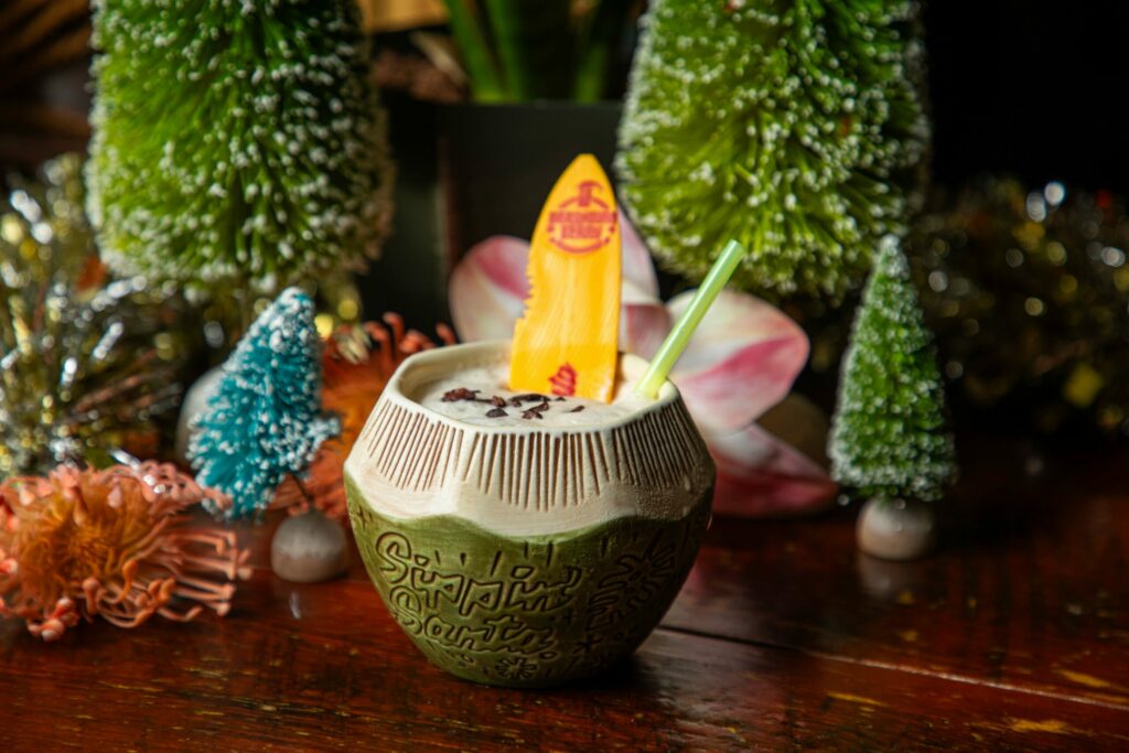 Choquito cocktail. On the menu at Sippin' Santa, a holiday cocktail pop-up at the Flamingo Resort’s Lazeaway Club in Santa Rosa. (Sippin’ Santa)