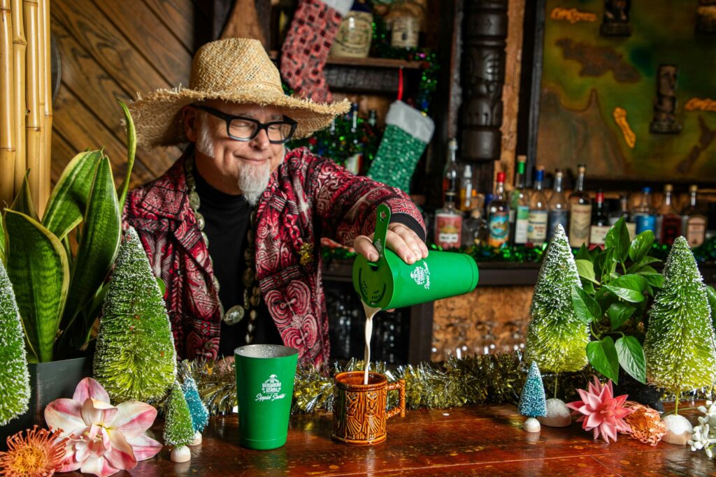 Jeff “Beachbum” Berry helped create the Tiki-inspired concept for Sippin' Santa. (Sippin’ Santa)