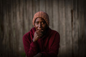 Grace Davis' life changed drastically when her mother died seven years ago. Her journey as a homeless person led her to a tiny patch of grass in a corner of a small park in Santa Rosa where she spent three years being a part of the community. Photo taken Wednesday, April 19, 2023. (John Burgess / The Press Democrat)