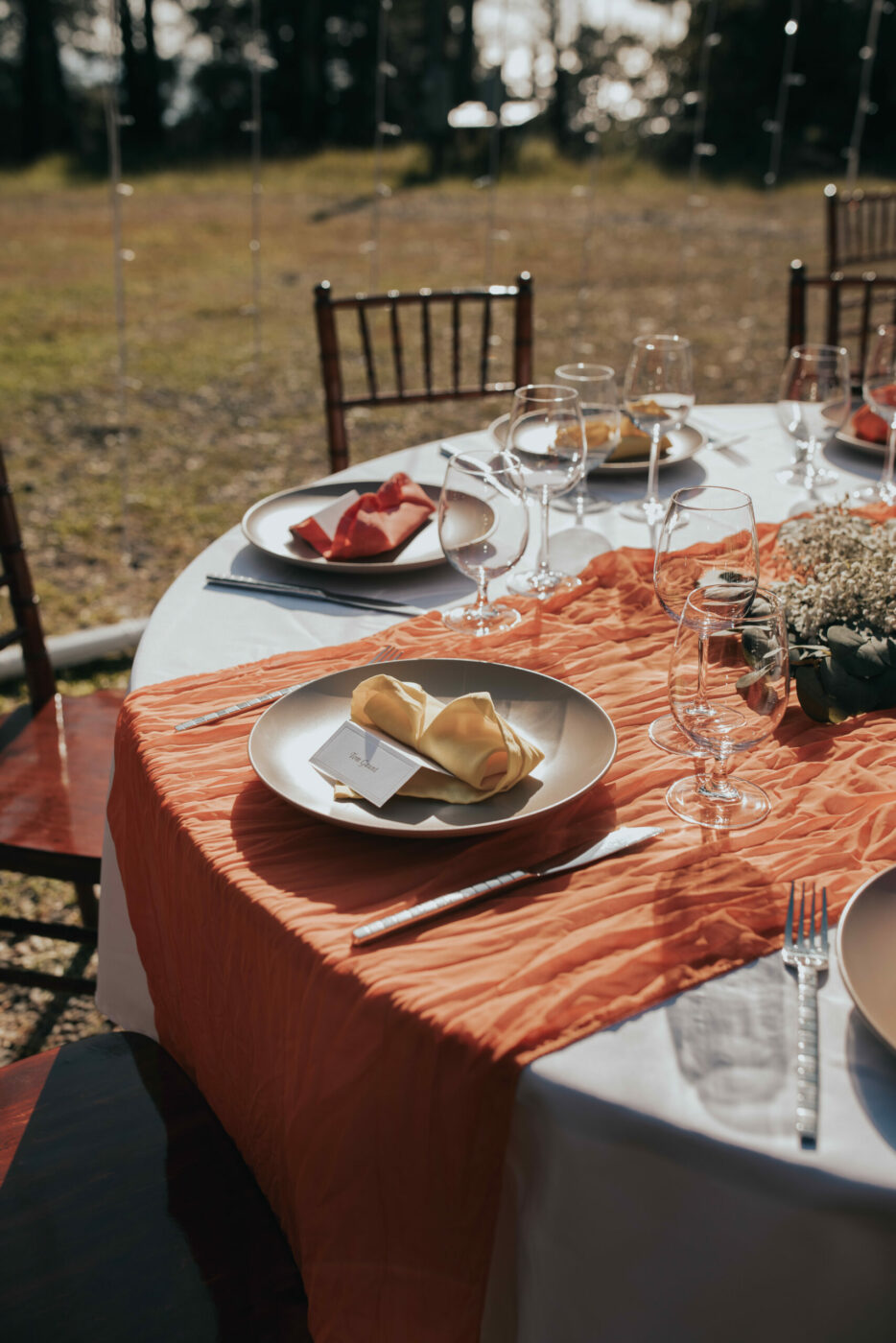 Sebastopol-based caterer The Cook and the Drummer provided catering for Megan and Ahmed Modan's wedding ceremony. (Amy DeBonis)