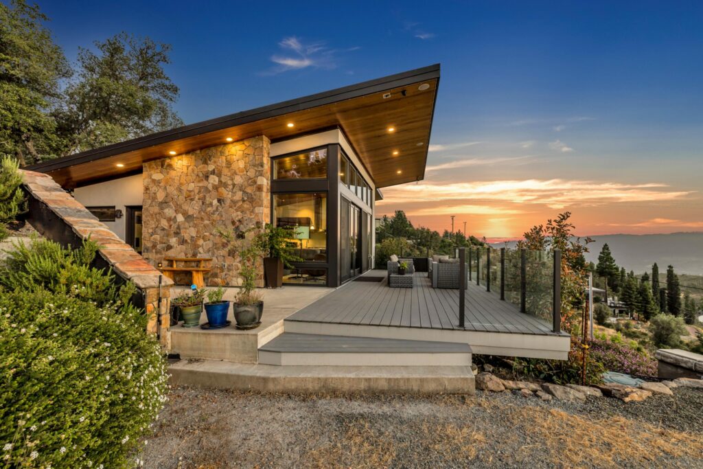 Deck with views. (Sam Bennett Media / Sotheby’s International Realty)