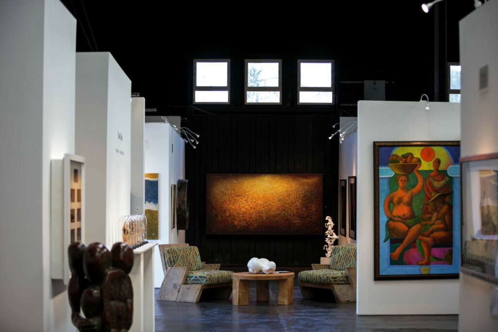 Paul Mahder Gallery, an 8,500-square-foot art space in Healdsburg. (Courtesy Paul Mahder Gallery)