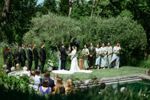 The couple were married at Olive Oaks in Sebastopol. (Stephanie Klotz)