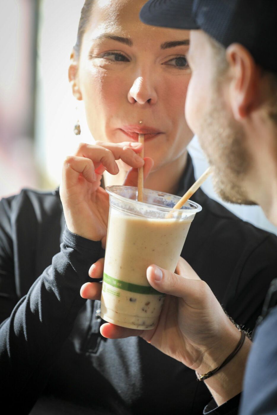 The date shake, popular in southern California, can be enjoyed at BlendCraft in downtown Petaluma. Photographed on Wednesday, December 4, 2024. (Crissy Pascual/Petaluma Argus-Courier)