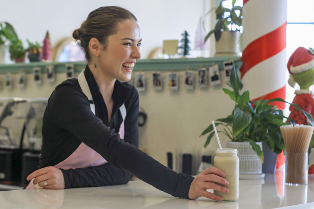 The date shake, popular in southern California, can be enjoyed at BlendCraft in downtown Petaluma. Photographed on Wednesday, December 4, 2024. (Crissy Pascual/Petaluma Argus-Courier)