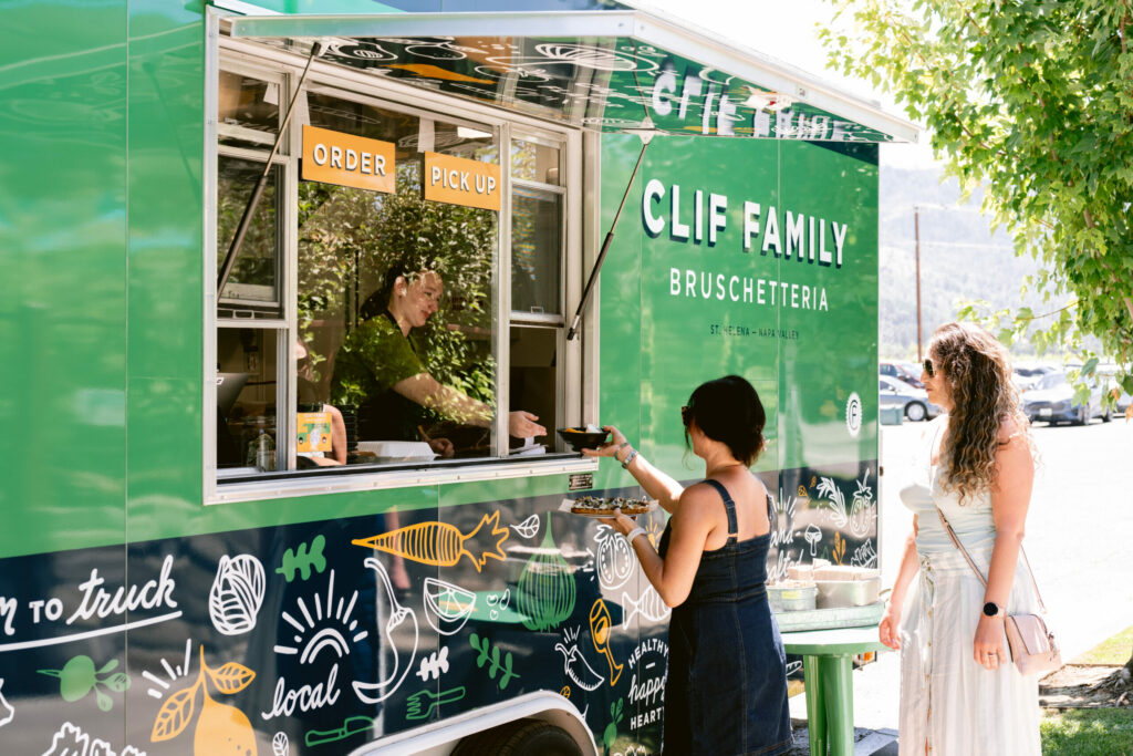 The Bruscheteria food truck at Clif Family Winery in St. Helena. (Kristen Loken/Clif Family Winery)
