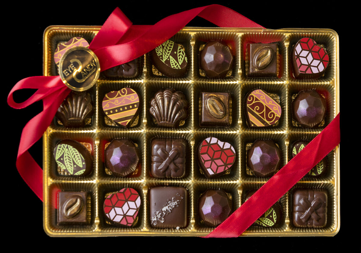 Assorted chocolate truffles from Eye Candy chocolatiers in Sebastopol, Tuesday, Oct.18, 2022. (John Burgess/The Press Democrat)