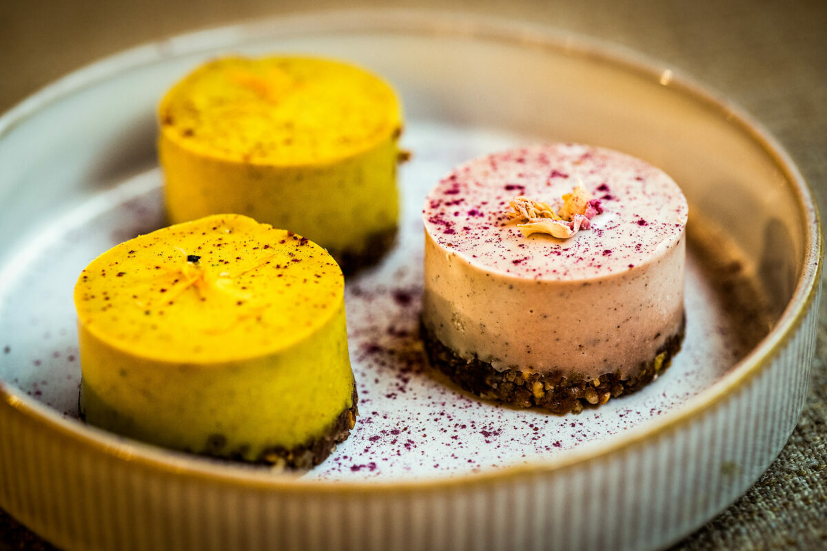 A selection of Vegan Cheesecakes from Soft Medicine Sanctuary Friday, November 22, 2024, in Sebastopol. (John Burgess / The Press Democrat)