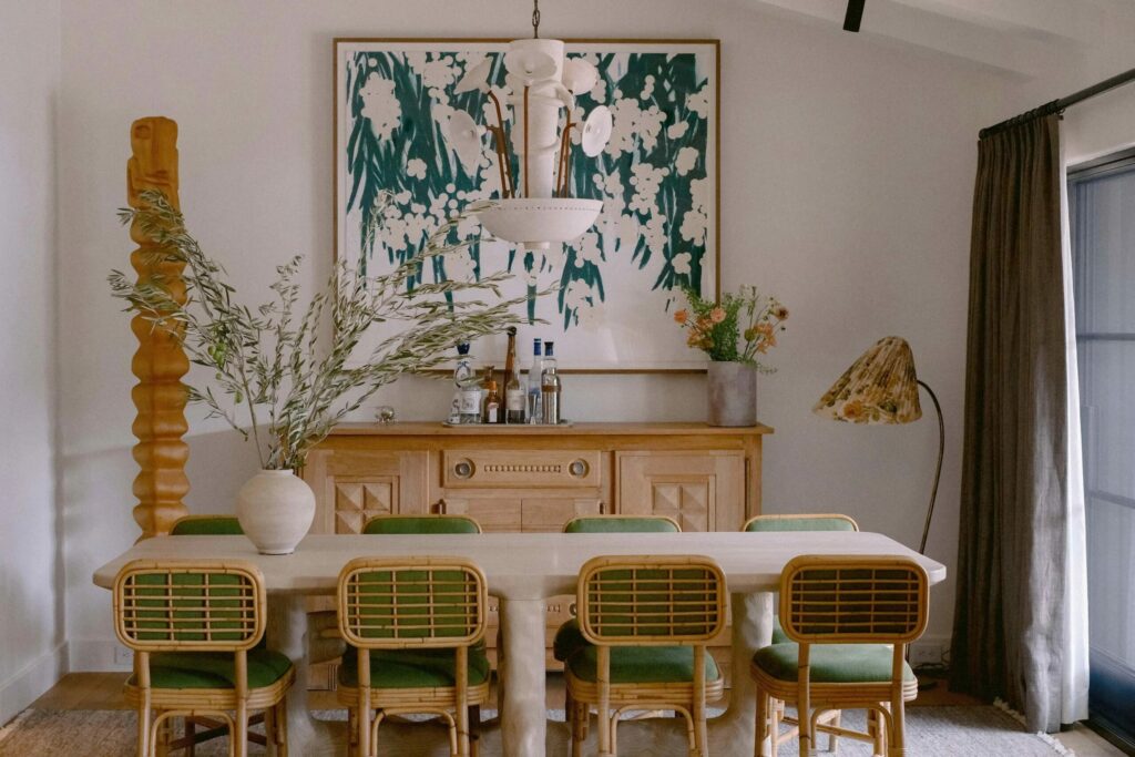 Dining area of great room. (Cindy Loughridge)