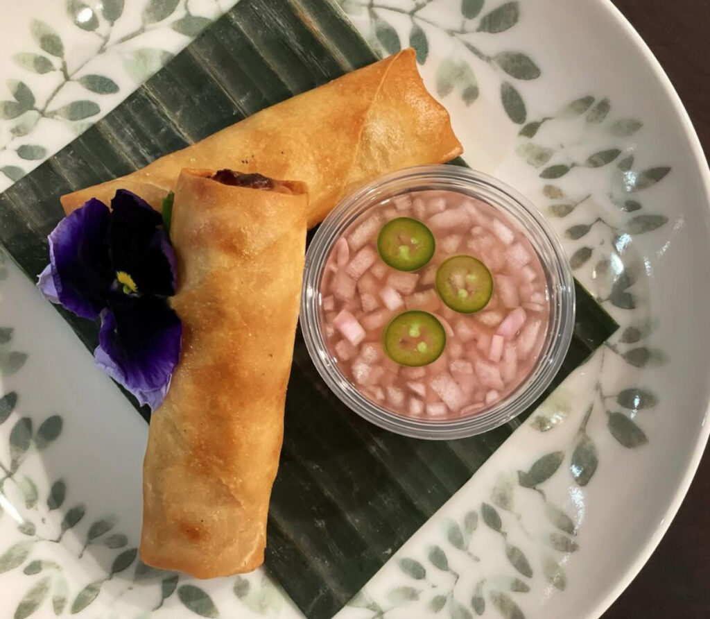 Lumpia from Carabao. (Carabao)