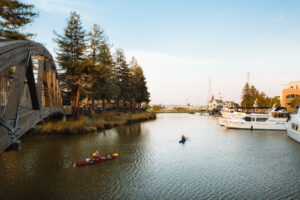 The Petaluma River. (M. Woolsey / Sonoma County Tourism)