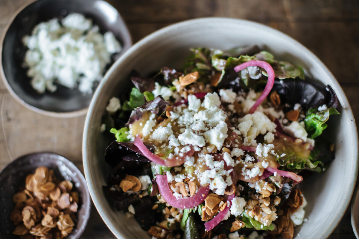Farro salad at Lunchette in Petaluma. (Photo: Michael Woolsey)