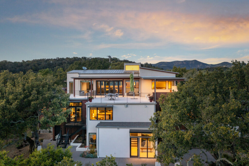 In Sonoma, a three-bedroom, three-bathroom, five-half-bathroom home on 15 wooded acres is currently listed for $12,000,000.(Ned Bonzi / Sotheby’s International Realty)