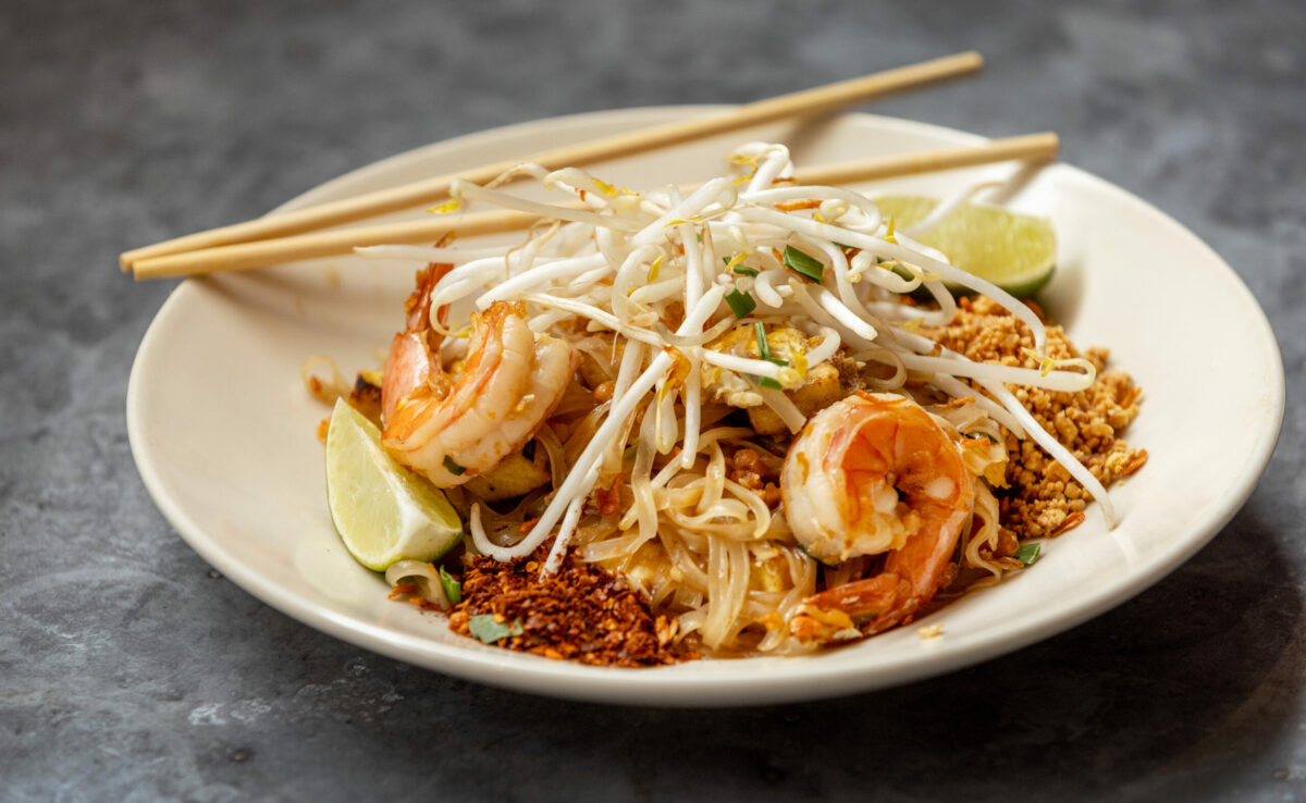 Pad Thai from Underwood Bar and Bistro Friday, March 21, 2025, in Graton. (John Burgess / The Press Democrat)