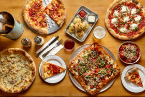 Award-winning pies from PizzaLeah Wednesday, April 16, 2025, in Windsor. (John Burgess / The Press Democrat)