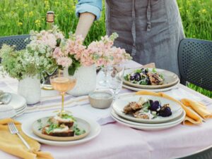 Chef Kim LaVere planned the perfect late spring menu for events such as Mother’s Day, graduations and other gatherings. (Eileen Roche / Sonoma Magazine)