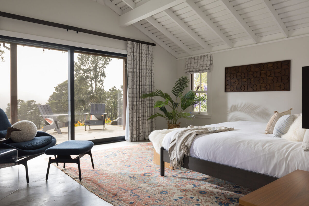 Bedroom with views. (Peter Lyons)