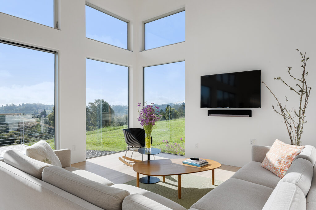 Seating area in great room. (Brian McCloud Photography)