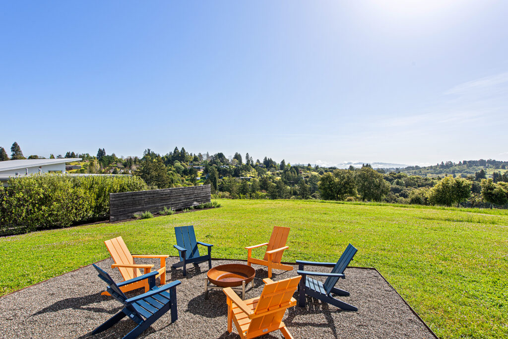 Seating outside the music studio. (Brian McCloud Photography)