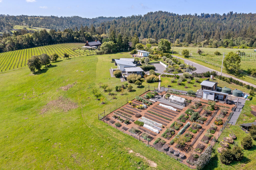 Bird’s eye view of the property. (Brian McCloud Photography)