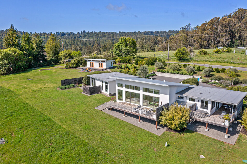 This three-bedroom, five-bathroom Sebastopol home with a ¼-acre culinary garden is currently listed for $3,395,000. (Brian McCloud Photography)