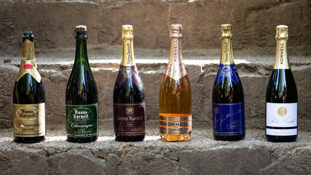 A selection of sparkling wines from Paula Kornell Sparkling Wine in Napa Valley. (Leigh Ann Beverley)