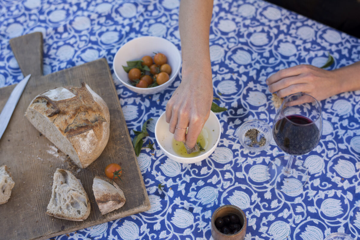 While you’re there, peruse the farm store for seasonal produce, estate olive oil and freshly baked breads. (Maggie Preston)