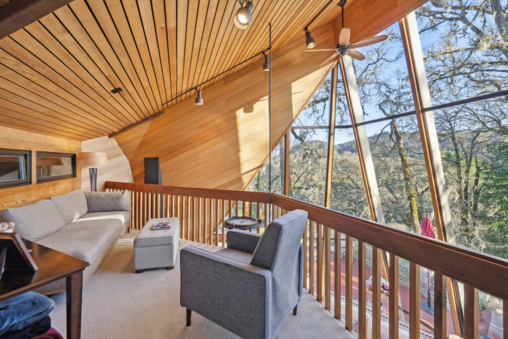 Loft in the bedroom. (Open Homes Photography)